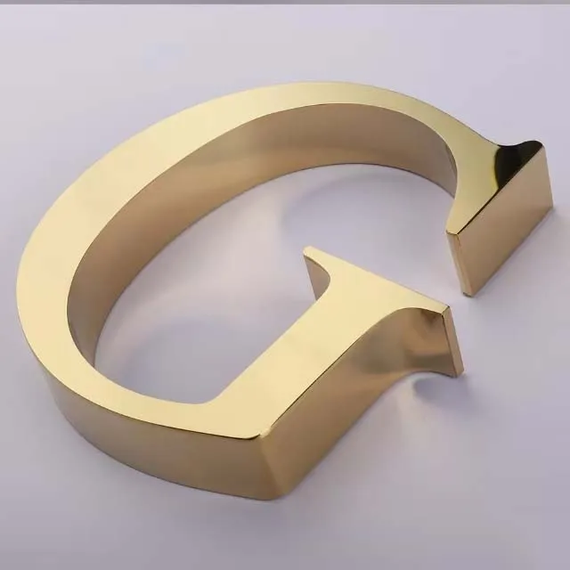 Metal letters